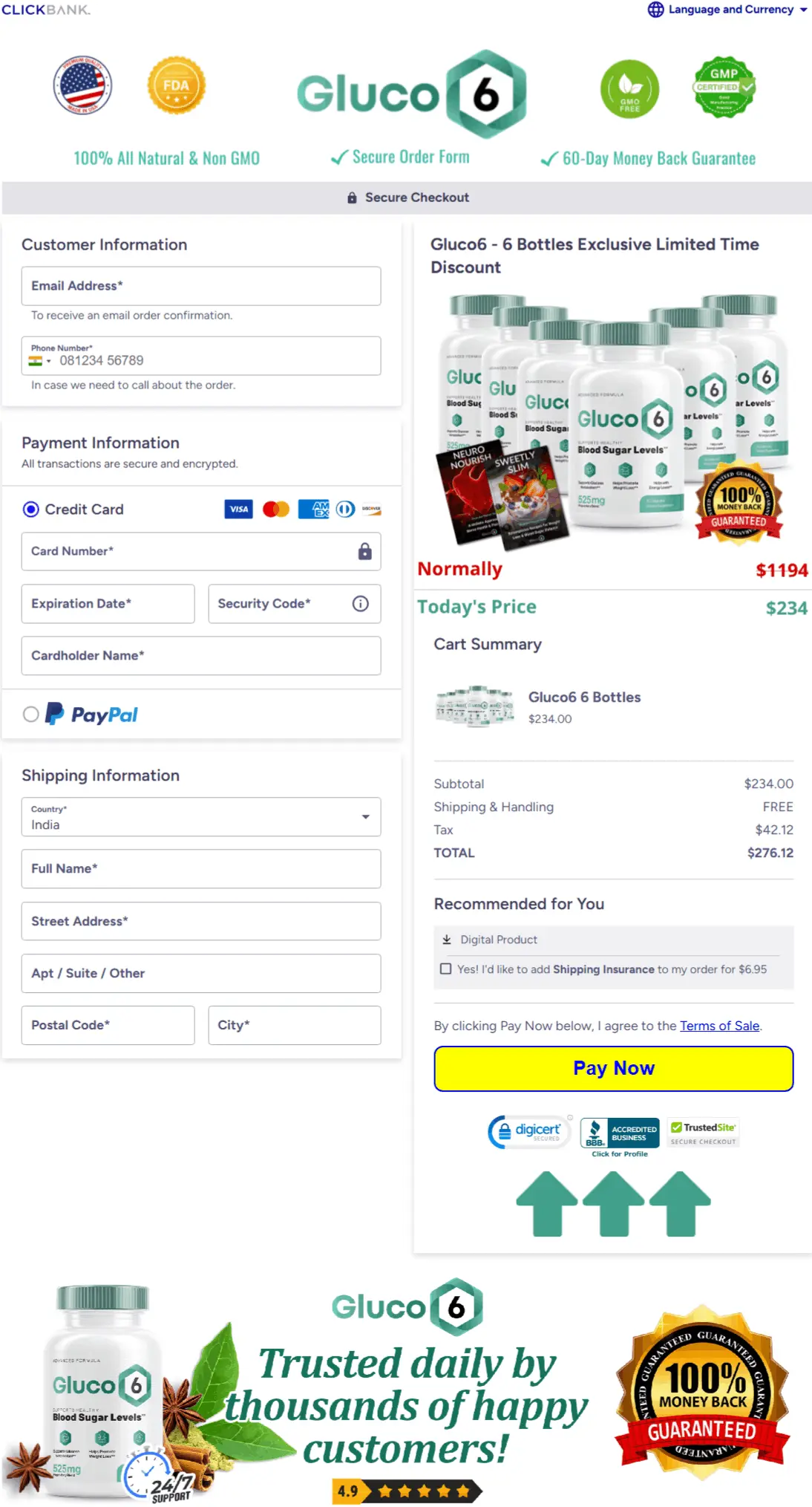 gluco6-Secure-Checkout